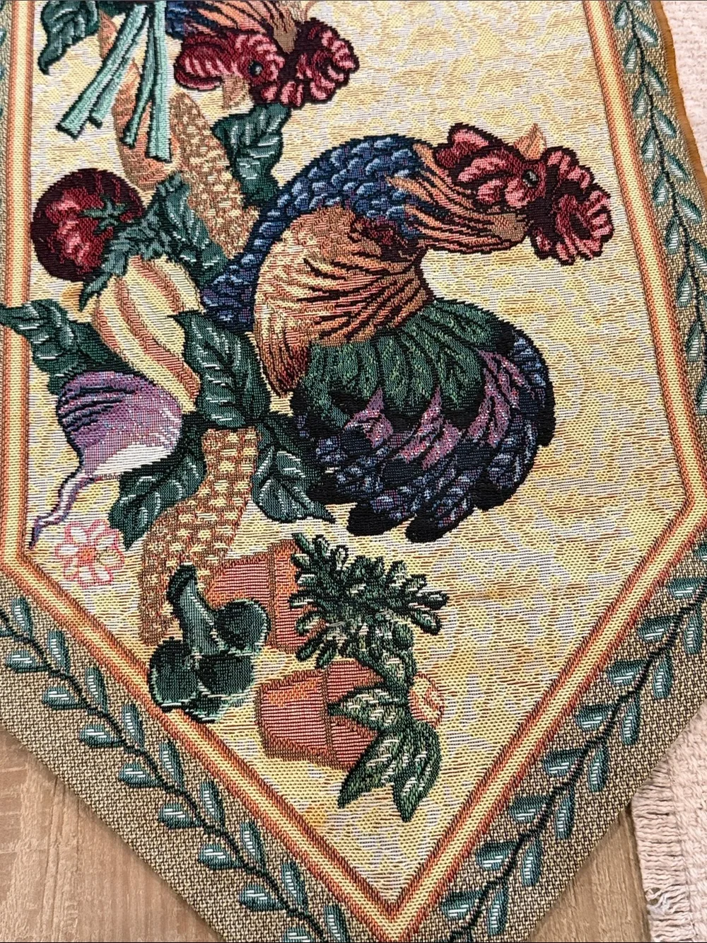 Source Unknown embroidered rooster